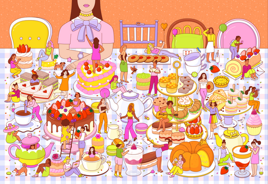 Daydream Art Print - Cake & Tea Party